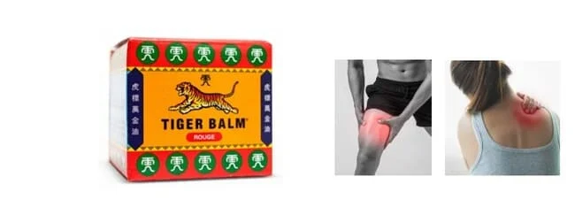 Baume du Tigre rouge pour détendre les muscles et soulager les douleurs musculaires.