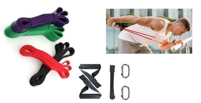 Les élastiques de résistance - Power Bands ou Training Bands.
