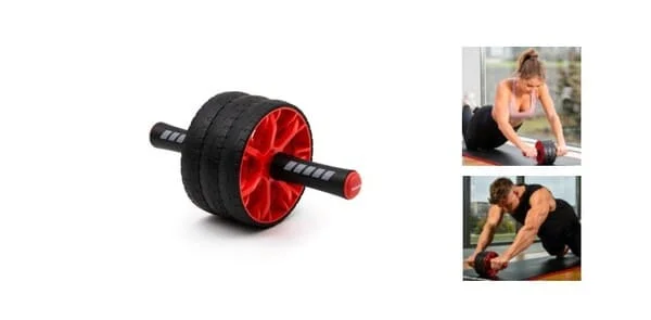 Roue abdominale ou roue d'exercices pour gainage des abdominaux.