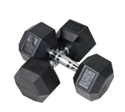 Haltères de musculation.