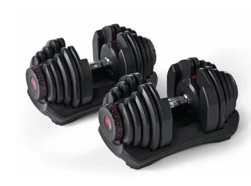 Haltères réglables BowFlex.