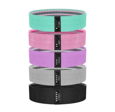 Mini bandes élastiques fitness ou glute bands.
